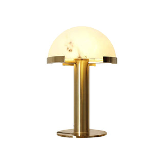 Ibera Lampe de Table en Albâtre et Métal