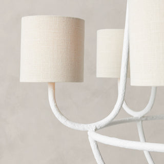 Lithe Lustre Laiton Métal Tissu Vintage