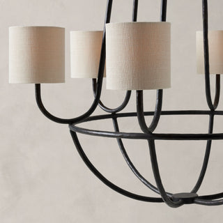 Lithe Lustre Laiton Métal Tissu Vintage
