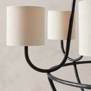 Lithe Lustre Laiton Métal Tissu Vintage