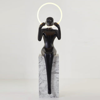 Orelaielle Lampadaire Sculptural Noir