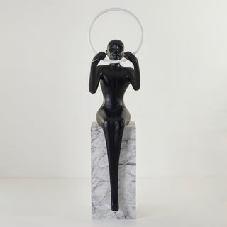 Orelaielle Lampadaire Sculptural Noir