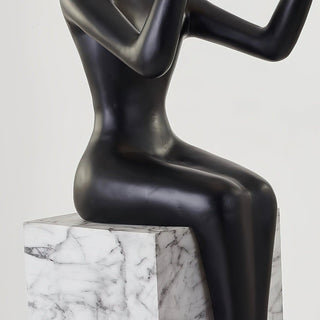 Orelaielle Lampadaire Sculptural Noir