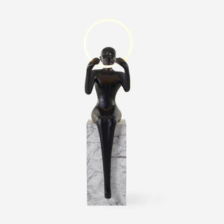 Orelaielle Lampadaire Sculptural Noir
