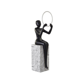 Orelaielle Lampadaire Sculptural Noir