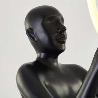 Orelaielle Lampadaire Sculptural Noir