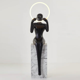 Orelaielle Lampadaire Sculptural Noir