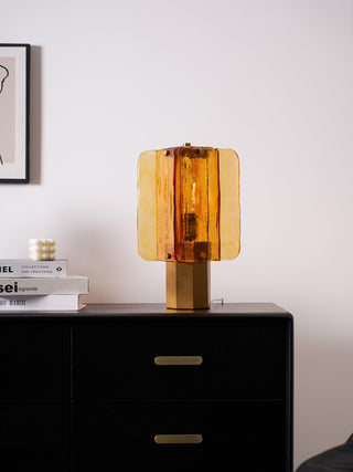 Yentix Lampe de Table en Verre