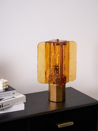 Yentix Lampe de Table en Verre