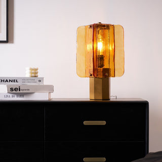 Yentix Lampe de Table en Verre