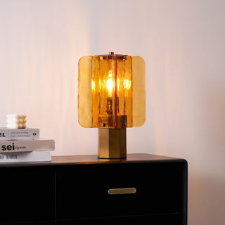 Yentix Lampe de Table en Verre