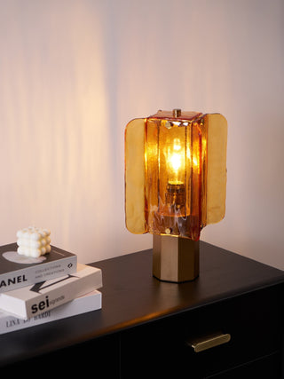 Yentix Lampe de Table en Verre