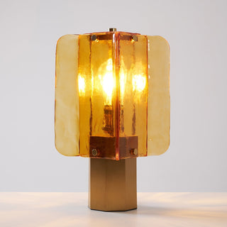 Yentix Lampe de Table en Verre