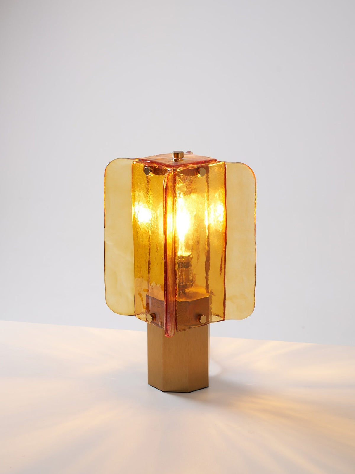 Yentix Lampe de Table en Verre