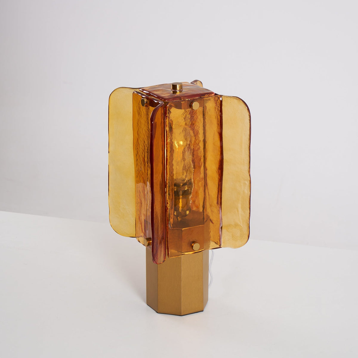 Yentix Lampe de Table en Verre