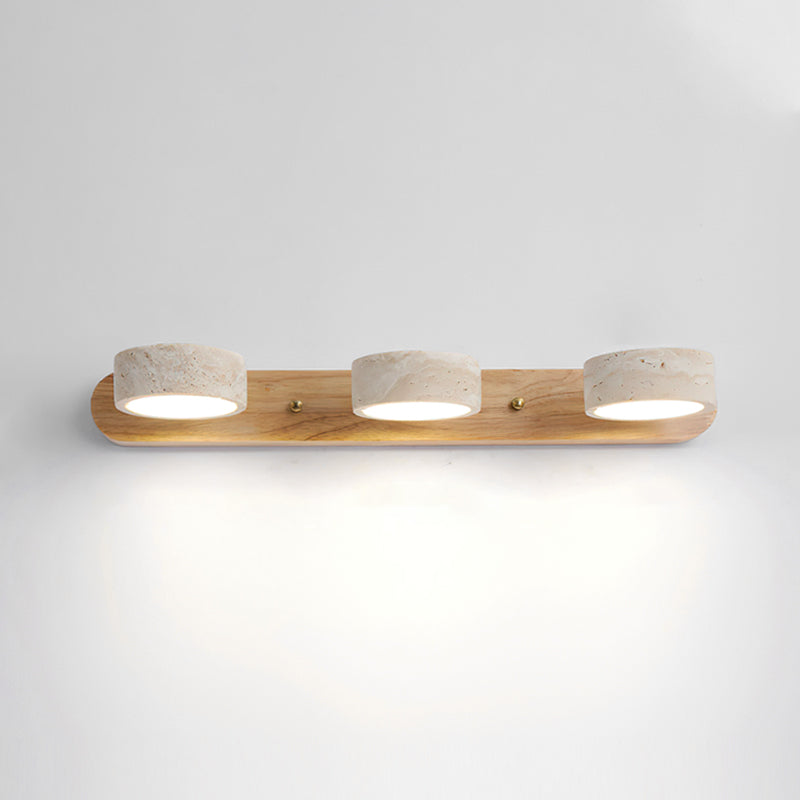 The lamp from a distance, showing its scale in a room.