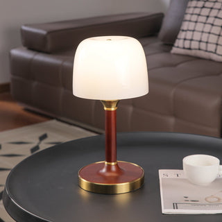 Rinariella Lampe de Table Retro Vintage en Bois