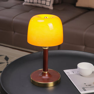 Rinariella Lampe de Table Retro Vintage en Bois