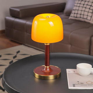 Rinariella Lampe de Table Retro Vintage en Bois