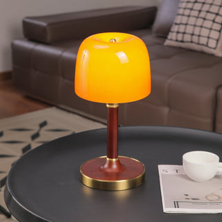 Rinariella Lampe de Table Retro Vintage en Bois