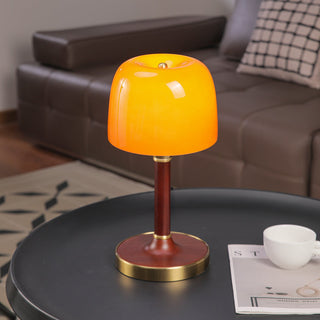 Rinariella Lampe de Table Retro Vintage en Bois