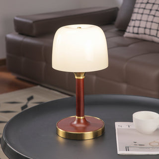 Rinariella Lampe de Table Retro Vintage en Bois