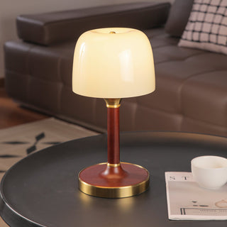 Rinariella Lampe de Table Retro Vintage en Bois