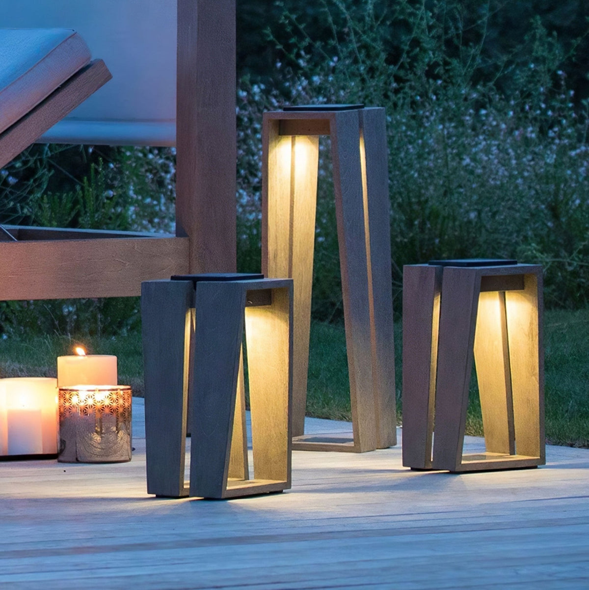 Kovara Borne Lumineuse Solaire Extérieure