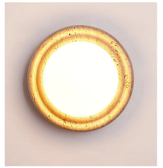 Echo Travertin Globe Applique Murale