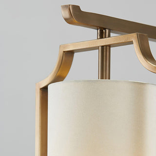 Lineraine Lampe de Table en Tissu Classique