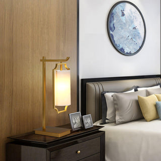 Lineraine Lampe de Table en Tissu Classique