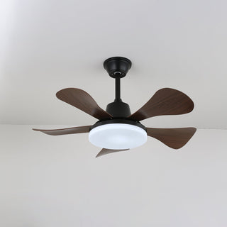 Plafonnier ventilateur Aveline en bois