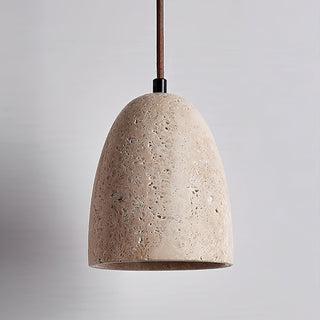 Evtheira Suspension Conique en Travertin
