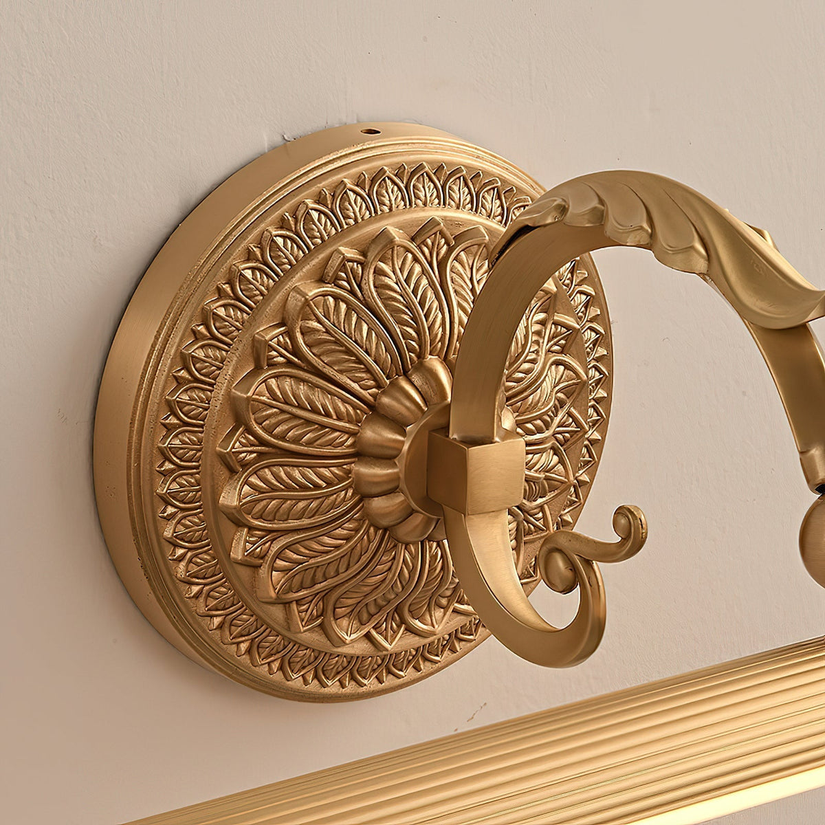 Diagram showing the dimensions of the compact Ellesmere wall sconce.