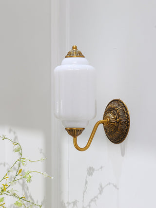 Elliot Glass Wall Lamp-Neutral Decor