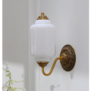 Elliot Glass Wall Lamp-Neutral Decor