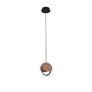 Avvelen Géométrique Bois Pendentif Lumière