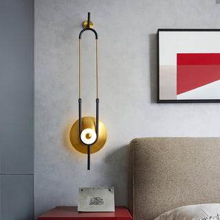 Ivory Lampe Murale Anneau Moderne en Marbre