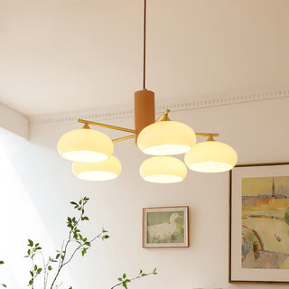 Nova Lustre Métal Verre Kaki Naturel Salon