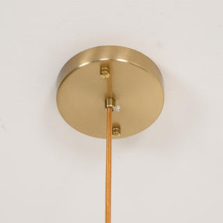 Nova Lustre Métal Verre Kaki Naturel Salon