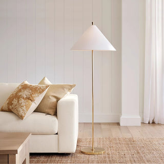 Urath Lampadaire Minimaliste en Laiton à Pied