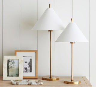 Sorivina Élégante Lampe de Table Cône