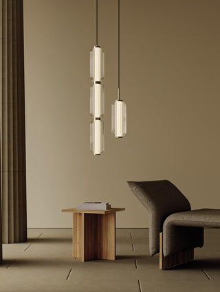 Cylindra Suspension en Verre Moderne-Luire
