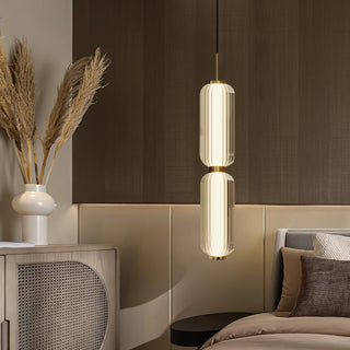 Cylindra Suspension en Verre Moderne-Luire