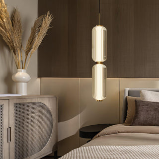 Cylindra Suspension en Verre Moderne-Luire