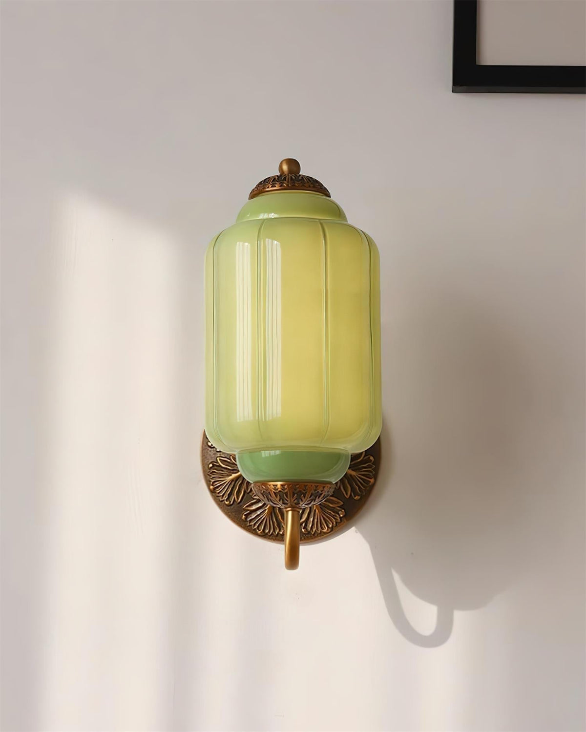 Melvane Vintage Pink Glass Wall Sconce-Neutral Decor