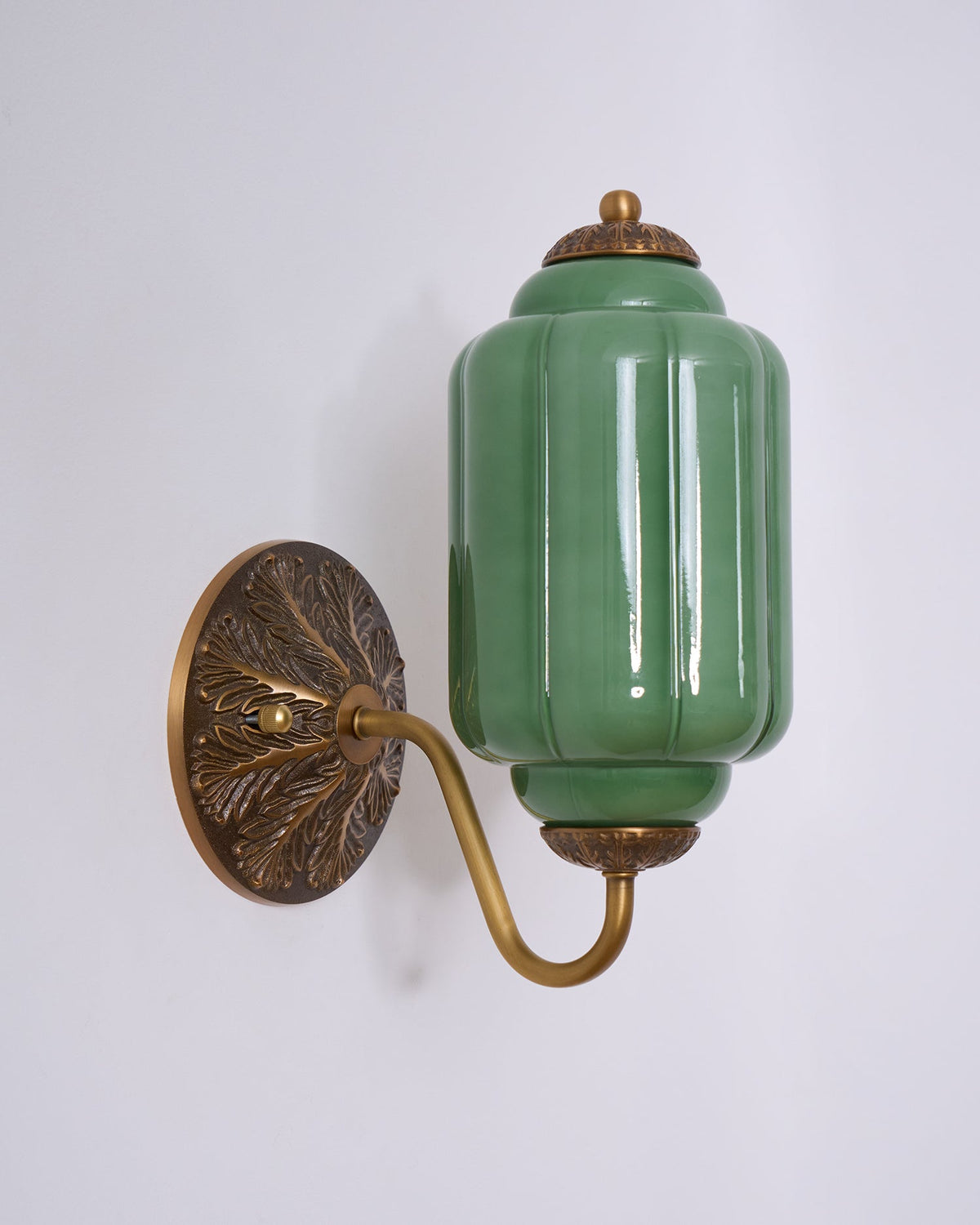 Melvane Vintage Pink Glass Wall Sconce-Neutral Decor