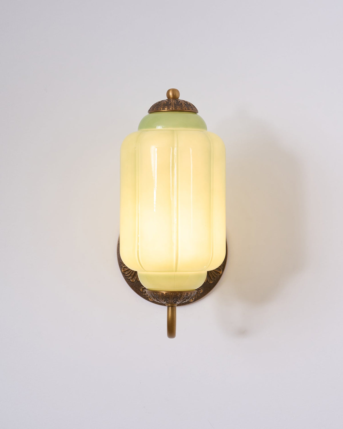 Melvane Vintage Pink Glass Wall Sconce-Neutral Decor