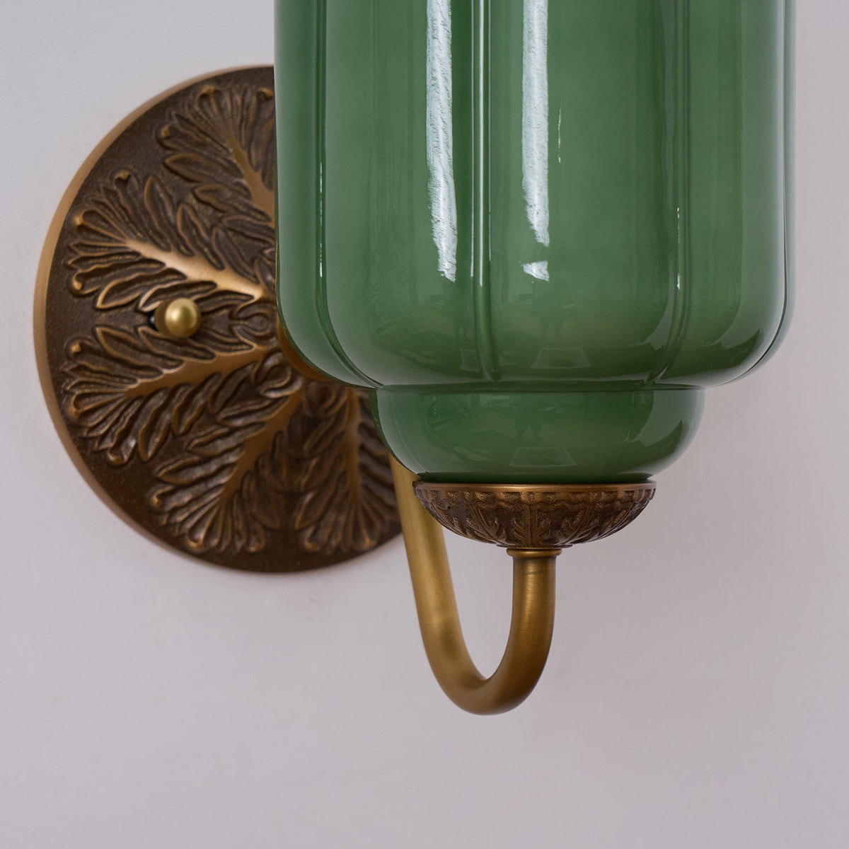 Melvane Vintage Pink Glass Wall Sconce-Neutral Decor