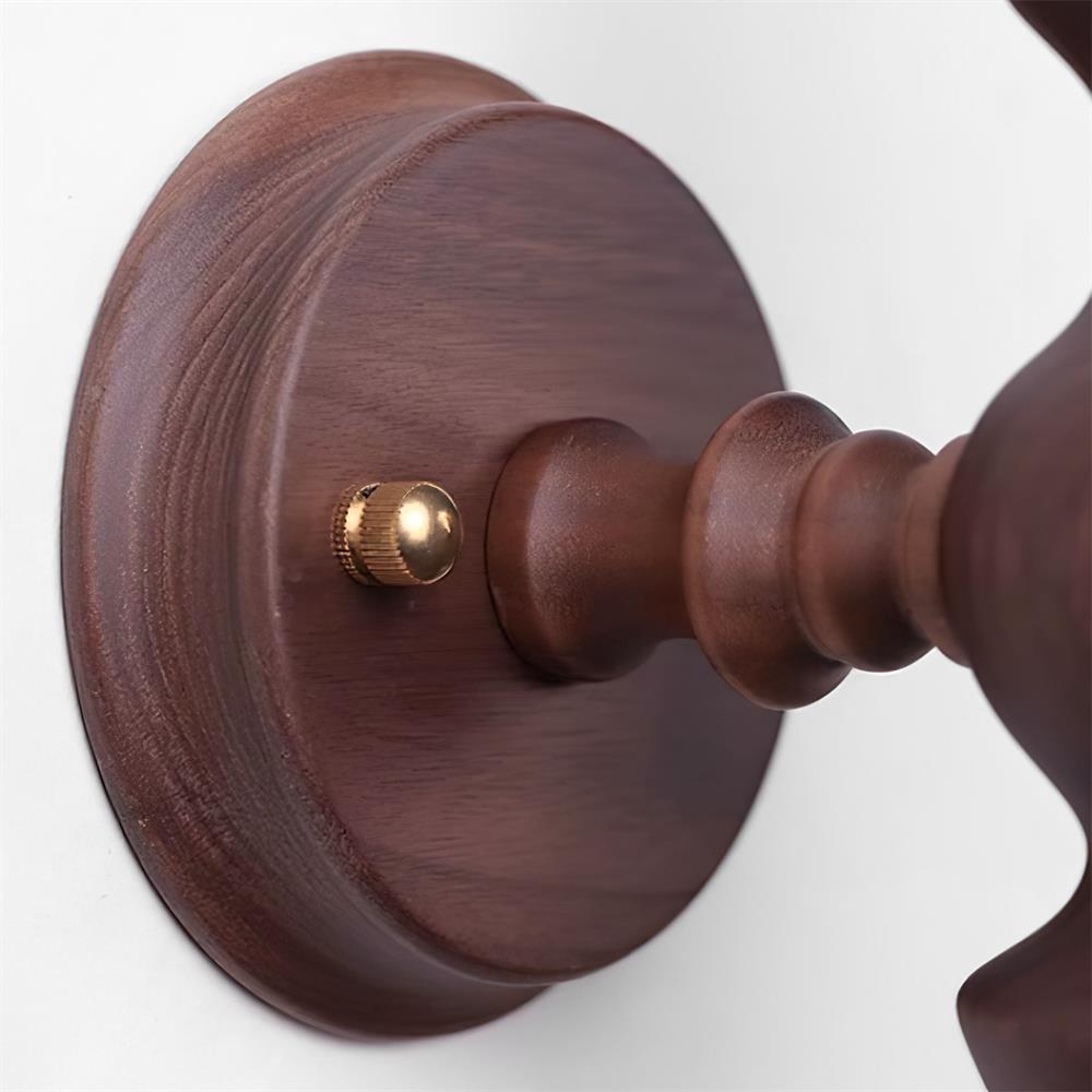 Wall Lamp Modern Vintage Wood Body Multiple Wood Finishes-Neutral Decor